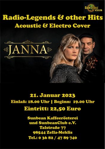 Tickets für JANNA-Radio-Legends & other Hits am 21.01.2023 - Karten kaufen
